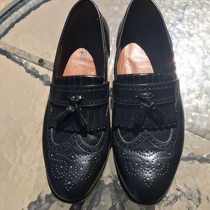 Florsheim Black Dress Shoes Wing Tip 10 D